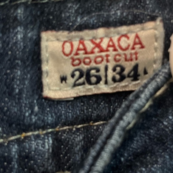 Mek denim Womens distressed denim blue jeans with design on back pockets bootcut - Picture 2 of 5